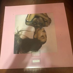 Ariana grande clear vinyl record